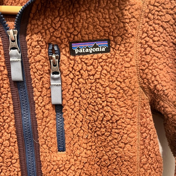 Patagonia Women's Retro Pile Fleece Hoodie in Brown - Picture 2 of 4